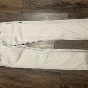 True Religion White Relaxed Straight-Leg Jeans